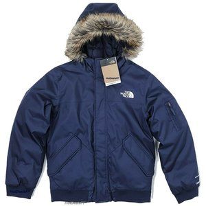 The North Face Boys Gotham Hooded Waterproof 550 Down Parka Jacket MED & LARGE